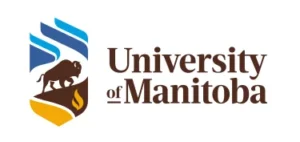 Logo of the University of Manitoba featuring a stylized bison and blue, yellow elements. The text 'University of Manitoba' is displayed prominently, reflecting the institution's branding.