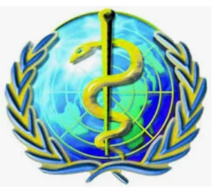 Colored logo of the World Health Organization
