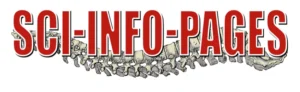 The text "SCI-INFO-PAGES" in bold red letters over an illustration of a human spine. This graphic represents Personal SCI Websites, conveying information related to spinal cord injuries.