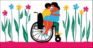 Showing how persons who are disabled can still be intimate