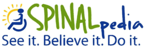 Spinal Pedia logo and beneath it, it says believe it. On the spinal letters are larger and green.